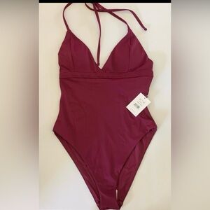 NWT! Andie Lagos 1pc in plum